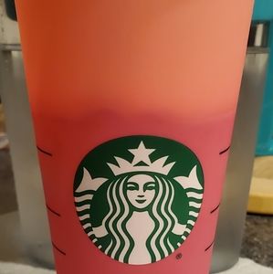 STARBUCKS COLOR CHANGING REUSABLE COLD CUP